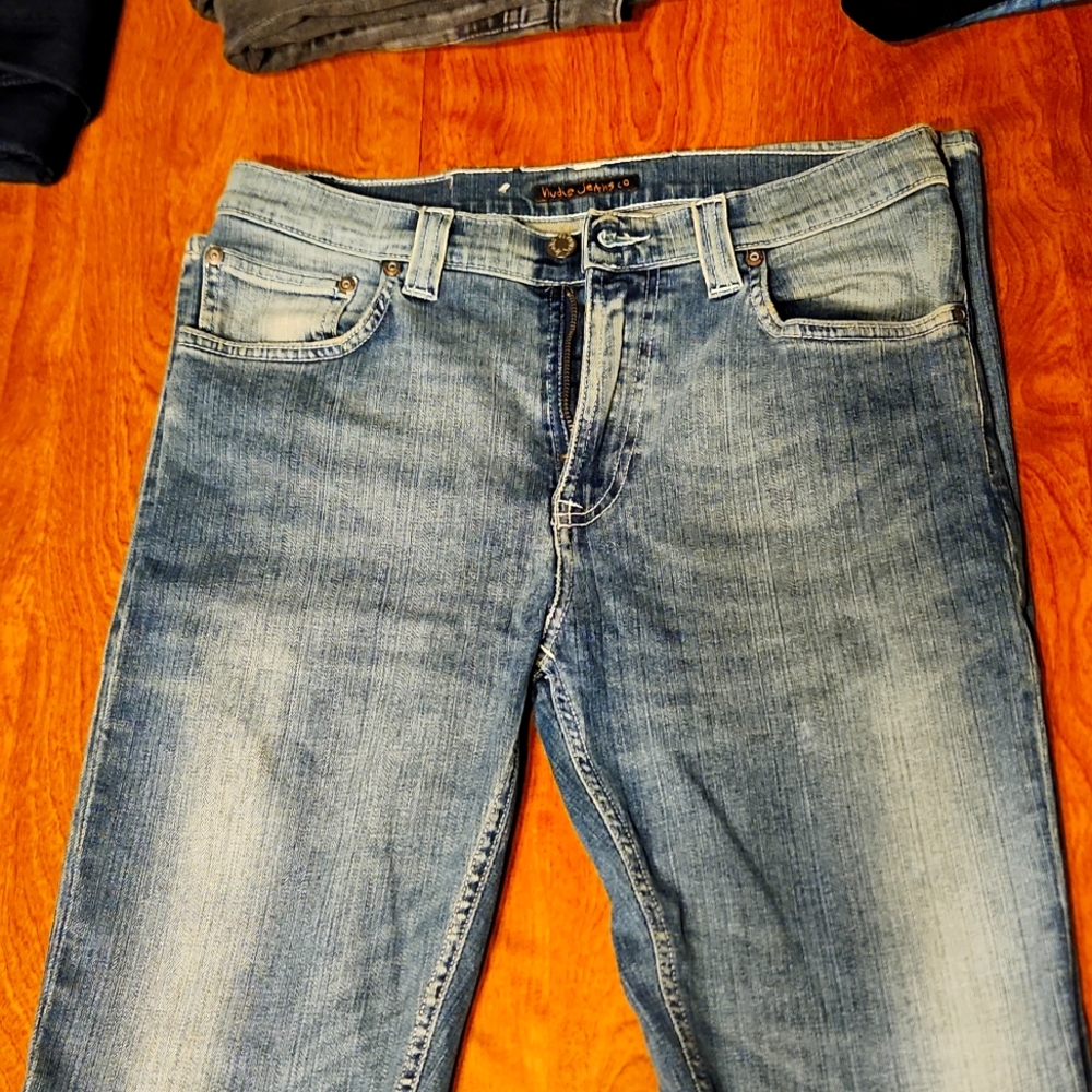 Nudie Jean's High Kai 30x34 Smokey Blue